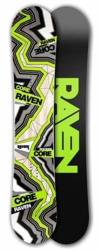  Freestyle snowboard Raven Core Carbon