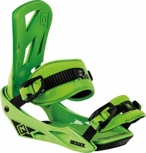 Snowboardové vázání Nitro Staxx green / zelené - AKCE