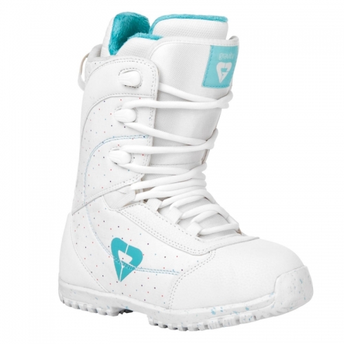 Dětské snowboardové boty Gravity Micra white/bílé, dívčí boty na snowboard - VÝPRODEJ