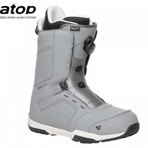 Snowboardové boty Gravity Recon Atop grey, pánská snb obuv s kolečkem - VÝPRODEJ