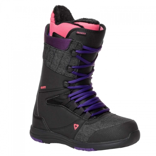 Dámské snowboardové boty Gravity Sage black / purple / pink - VÝPRODEJ