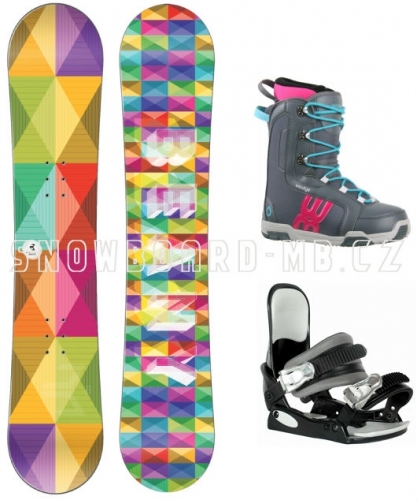 Dívčí snowboardový komplet Beany Spectre s botami Westige - VÝPRODEJ