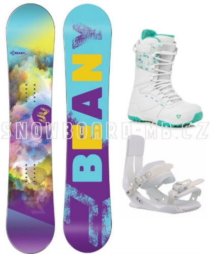 Dámský a dívčí snowboard komplet Beany Meadow - VÝPRODEJ