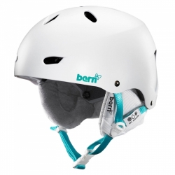 Dívčí snowboardová helma Bern Brighton gloss white