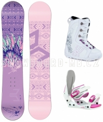 Dívčí snowboard komplety Beany Spirit, snowboardy pro dívky