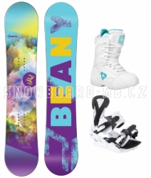 Dívčí snowboardový komplet Beany Meadow white
