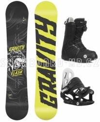 Dětský snowboardový set Gravity Flash s botami s kolečkem