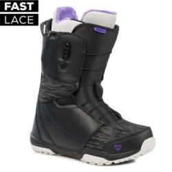 Dámské snowboardové boty Gravity Aura Fast Lace black/grey rychloutahovací