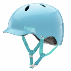 Dívčí snowboardová a lyžařská helma Bern Bandita satin light blue