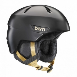 Dámská snowboardová helma Bern Bristow satin black/gold