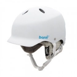 Dámská snowboardová a ski helma Bern Lenox gloss white