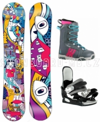 Dětský a dívčí snowboardový komplet Beany Bark pro dívky a holky