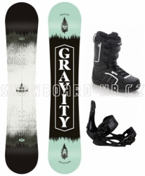 Snowboardový komplet Gravity Adventure s vázáním Head a botami Raven