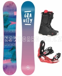 Dámský snowboardový komplet Gravity Voayer 2021/22, boty s kolečkem