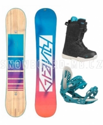 Dámský snowboard komplet Gravity Trinity 2021/22 s rychloutahovacími botami