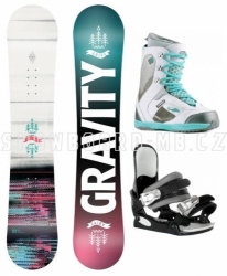 Dívčí snowboard set Gravity Fairy s botami Gang Clouds