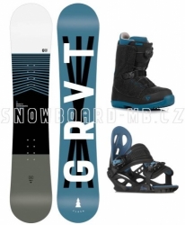 Dětský chlapecký snowboard komplet Gravity Flash 2022/23 boty s kolečkem Atop