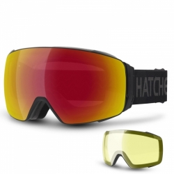 Brýle Hatchey snipe black/full revo black red