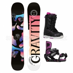 Dámský a dívčí snowboardový set Gravity Thunder pro začátečníky