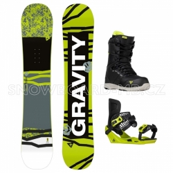 Pánský snowboard komplet Gravity Madball 2023/24