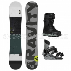 Pánský snowboard komplet Gravity Silent 2023/24 (boty se 2 kolečky)