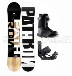 Pánský snowboard komplet Pathron TT v širší verzi wide včetně bot s kolečkem