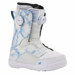 Dámské snowboardové boty K2 Kinsley white, boty na snb se dvěmi kolečky bílo-modré